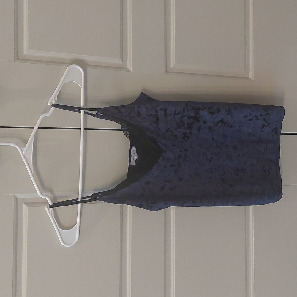 Socialite velvet camisole